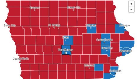 You can also get a look at how each state in the. . Iowa county voting map